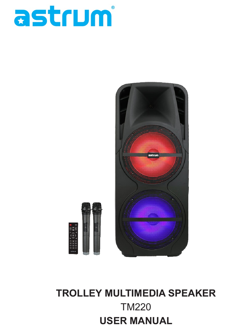 astrum trolley multimedia speaker tm220