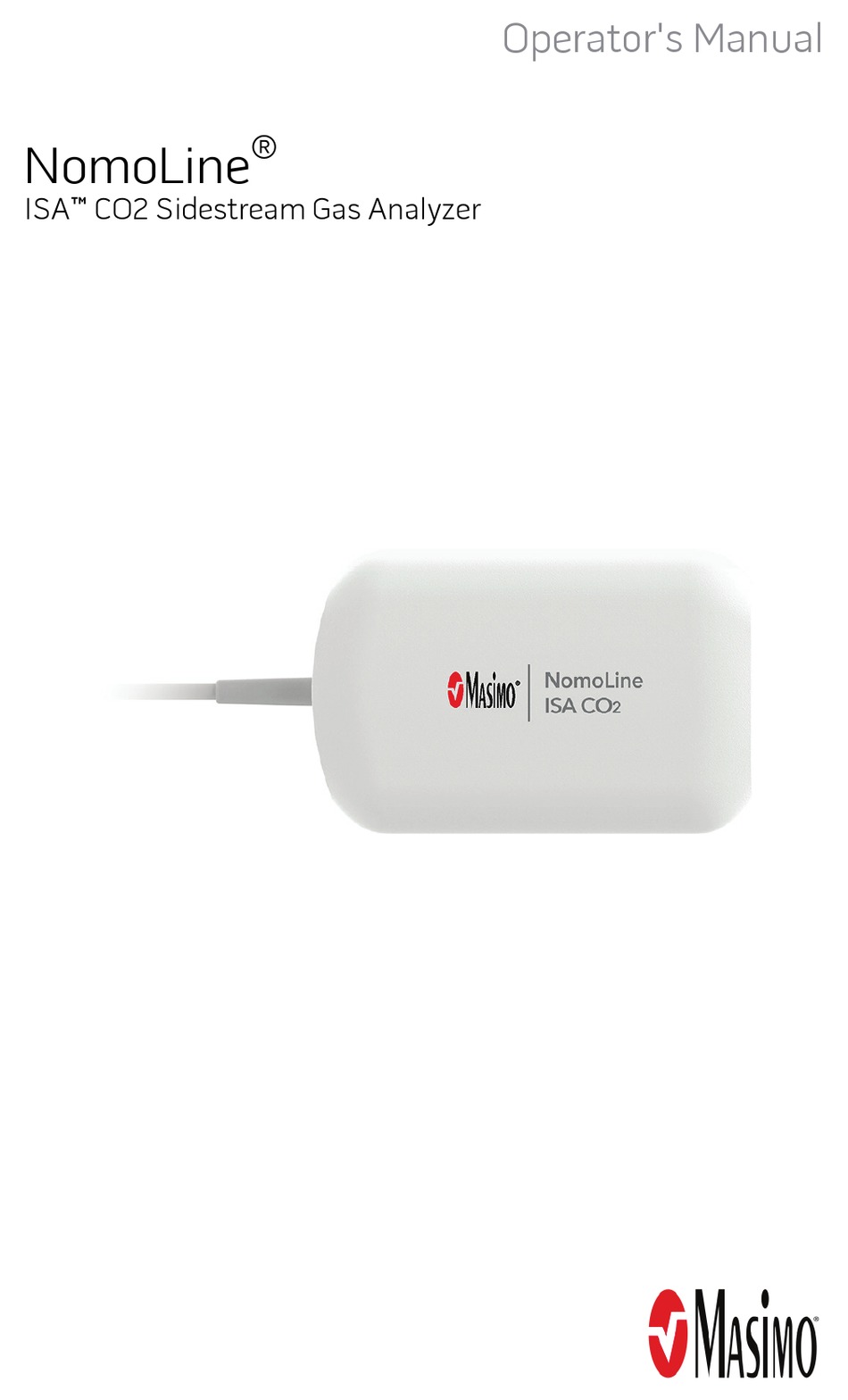 MASIMO NOMOLINE ISA CO2 OPERATOR'S MANUAL Pdf Download | ManualsLib