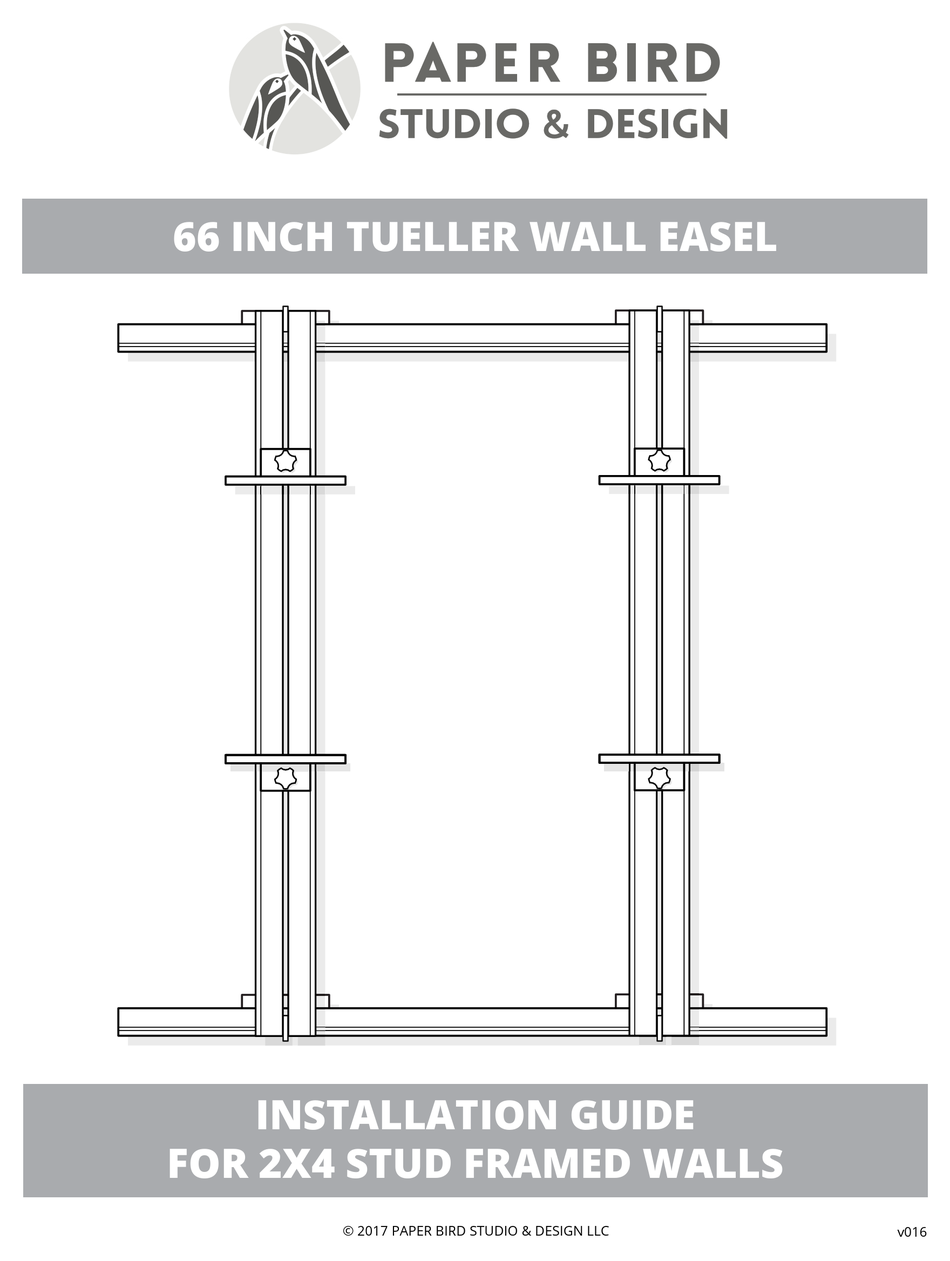 Tueller Wall Easel, Model 266 - Paper Bird Studio & Design