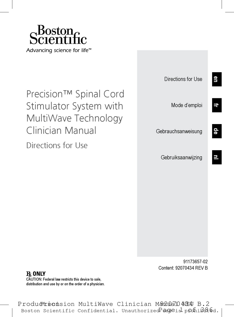 boston-scientific-precision-scs-system-series-directions-for-use-manual