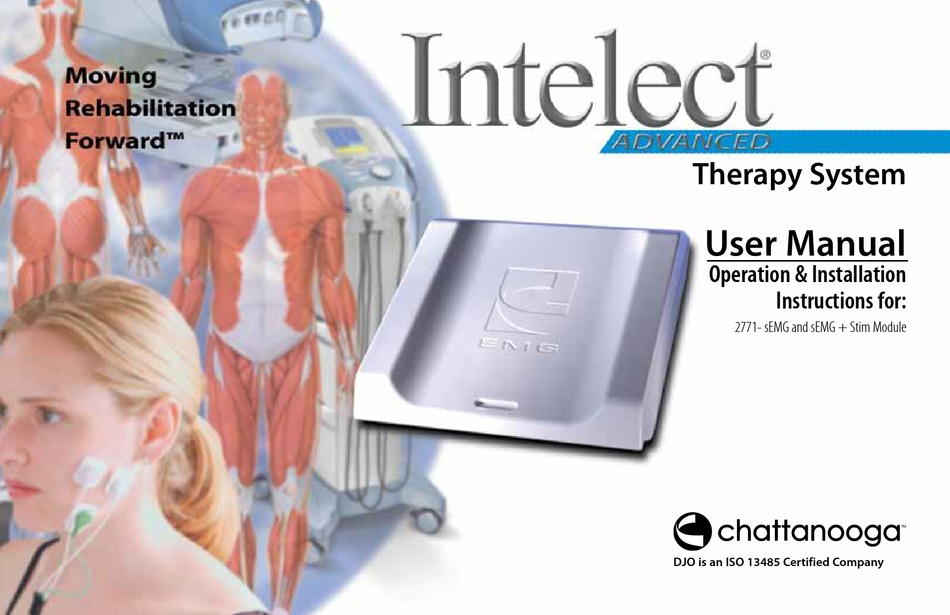 Chattanooga Intelect Advanced 2771 User Manual Pdf Download Manualslib