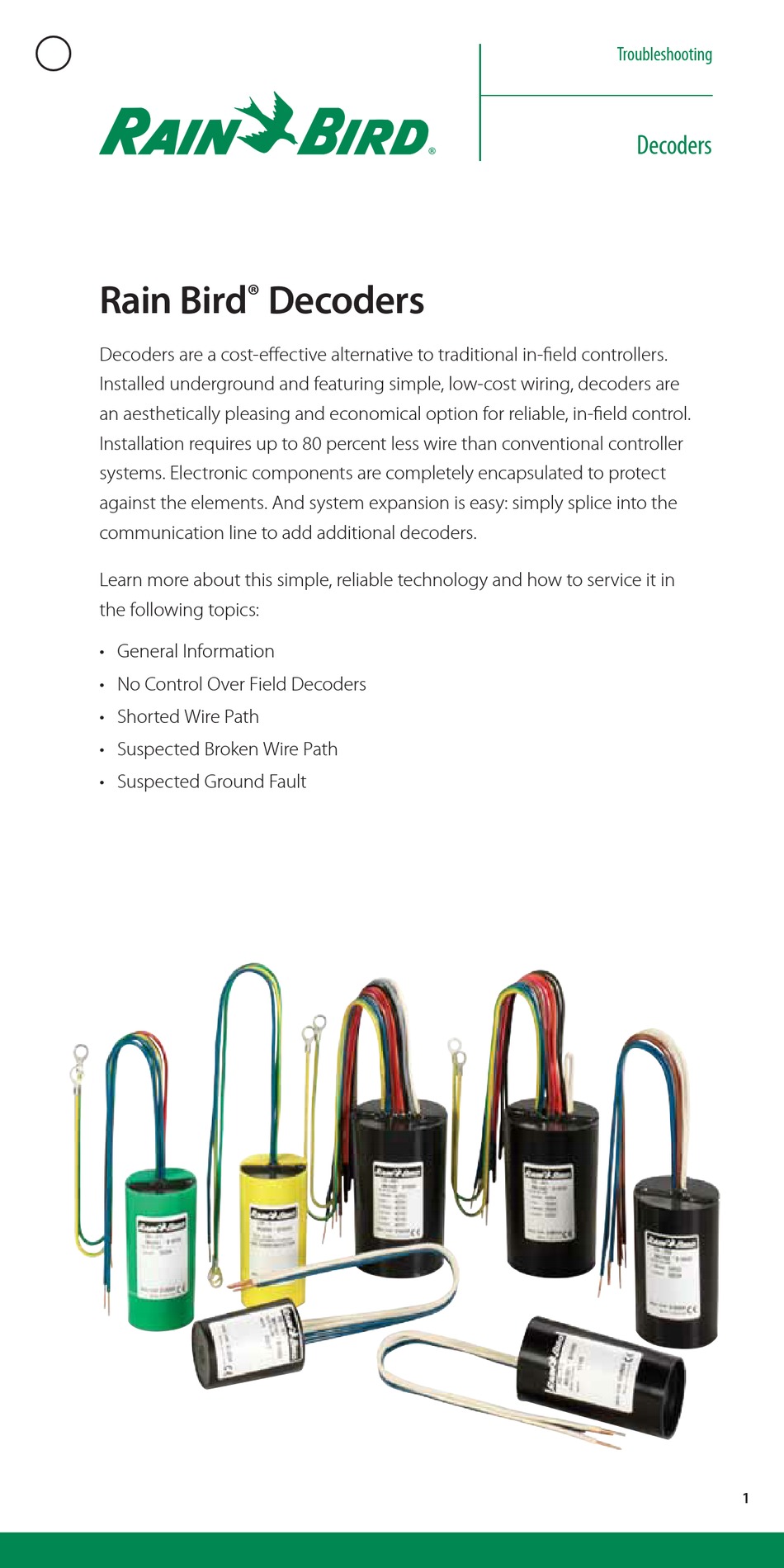 Rain Bird Image 6 Manuale Istruzioni RAIN BIRD FD-101 TROUBLESHOOTING MANUAL Pdf Download | ManualsLib