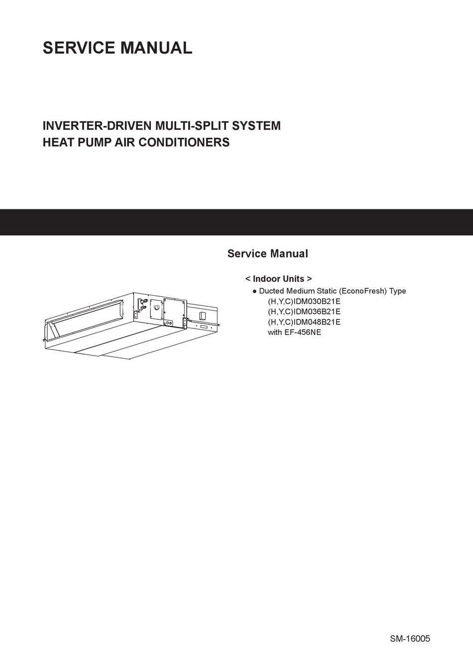 YORK IDM030B21E SERIES SERVICE MANUAL Pdf Download | ManualsLib