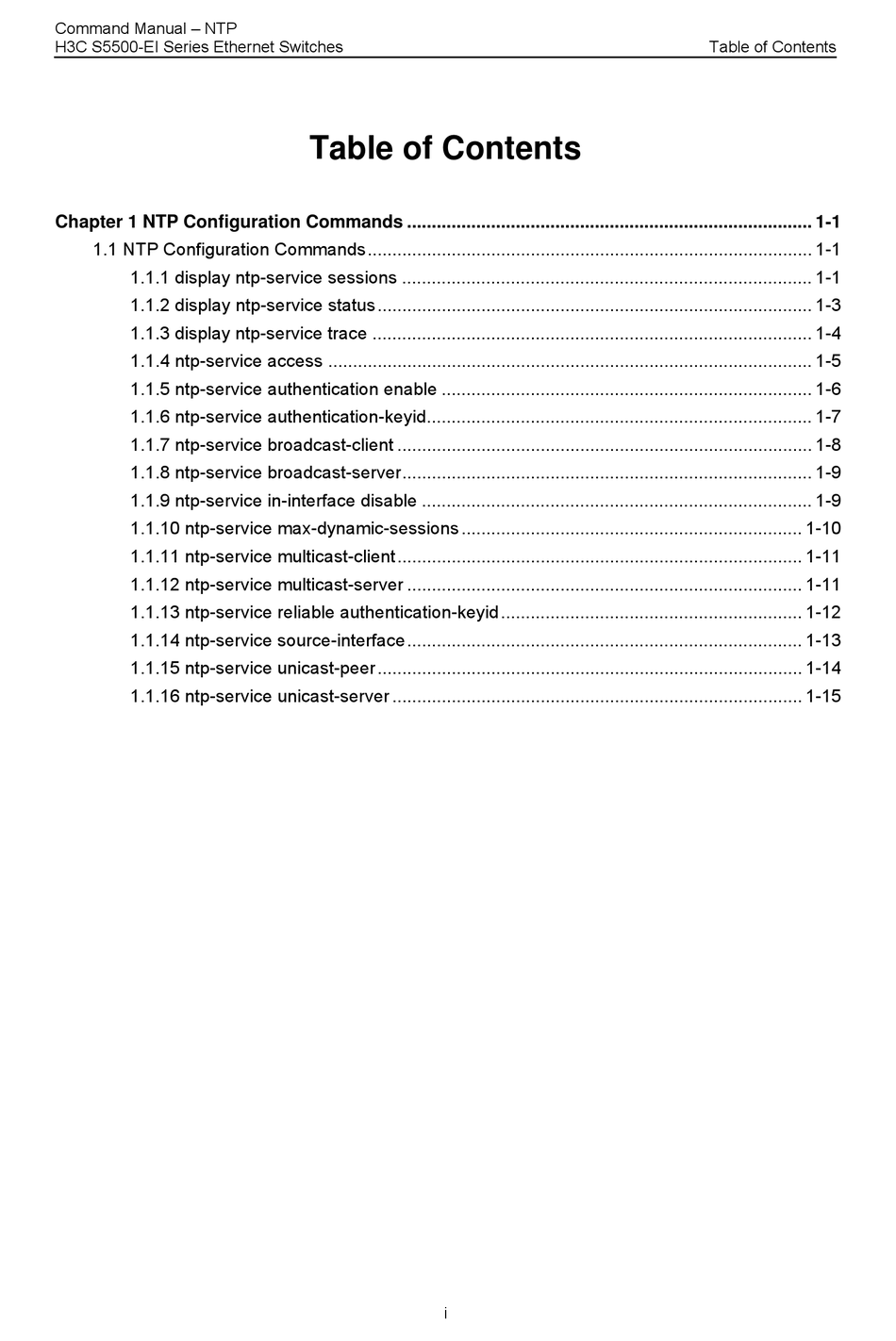 H3C S5500-EI SERIES COMMAND MANUAL Pdf Download | ManualsLib