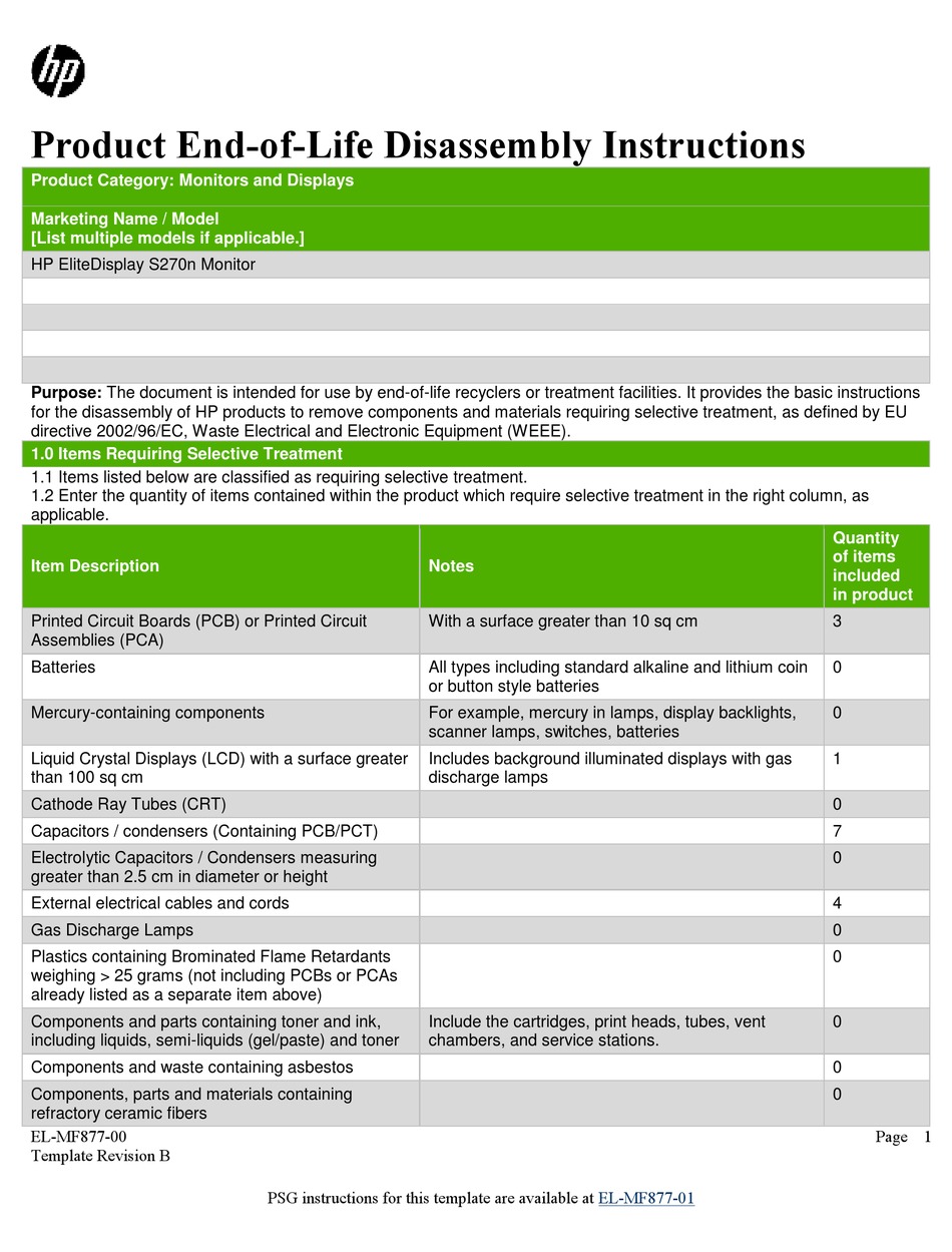Main Board - HP EliteDisplay S270n Disassembly Instructions [Page 4] |  ManualsLib