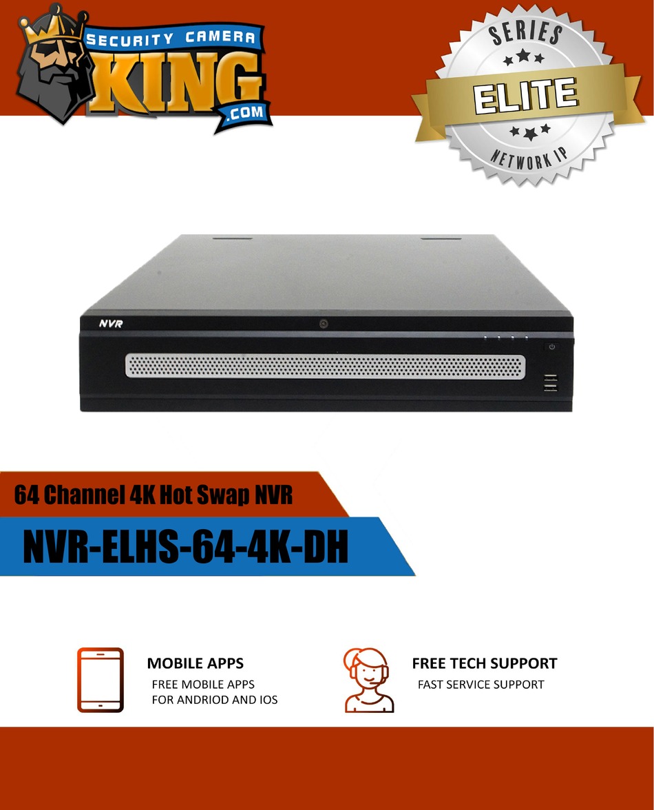 SECURITY CAMERA KING NVRELHS644KDH USER MANUAL Pdf Download