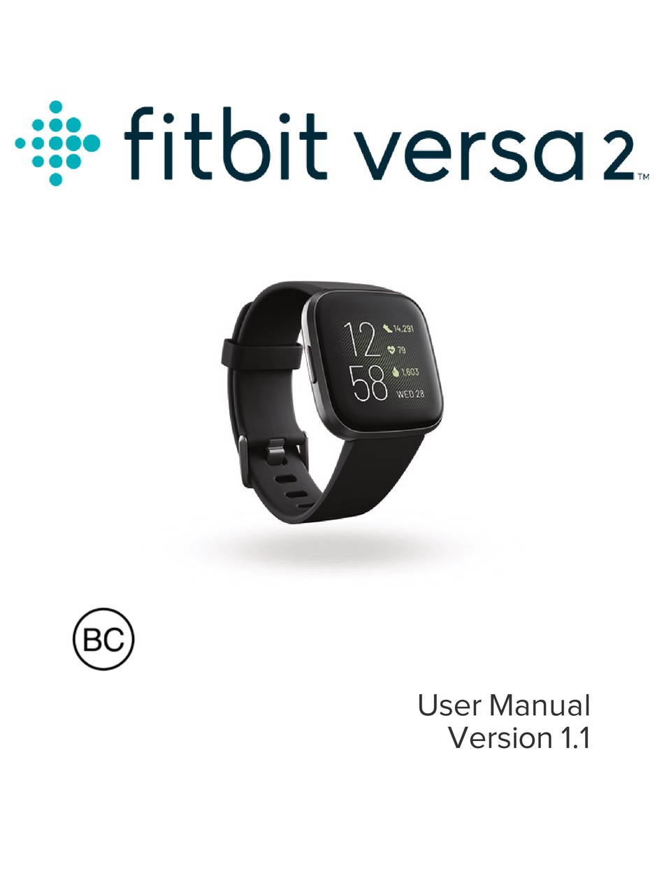 fitbit versa 2 directions for use