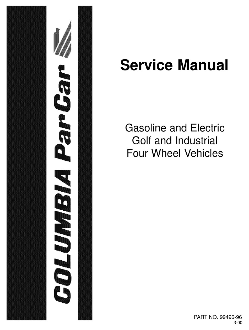 Columbia Parcar P4g Service Manual Pdf Download Manualslib