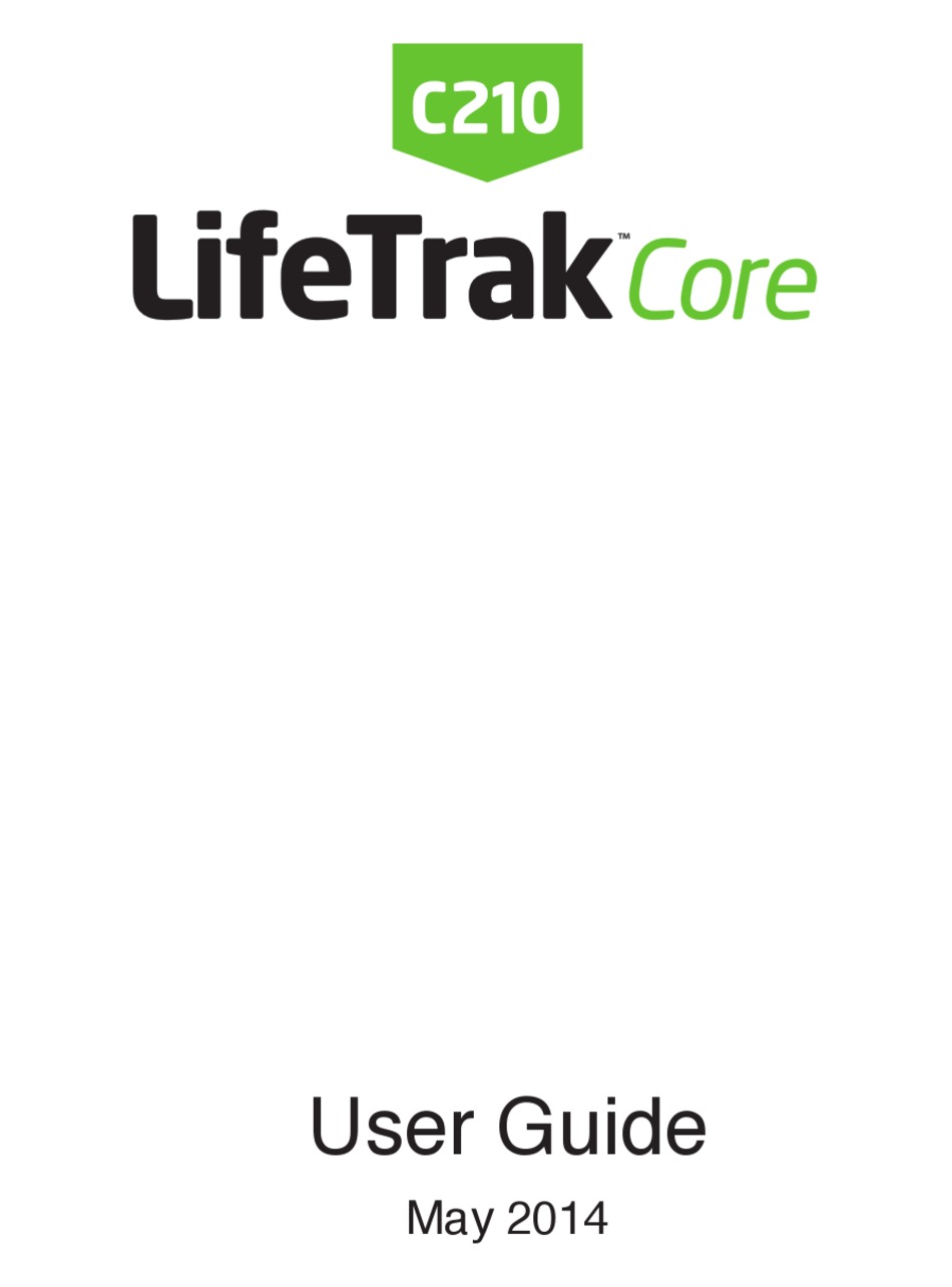 LIFETRAK CORE C210 USER MANUAL Pdf Download | ManualsLib