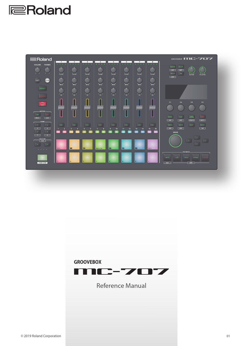 ROLAND GROOVEBOX MC-707 REFERENCE MANUAL Pdf Download | ManualsLib