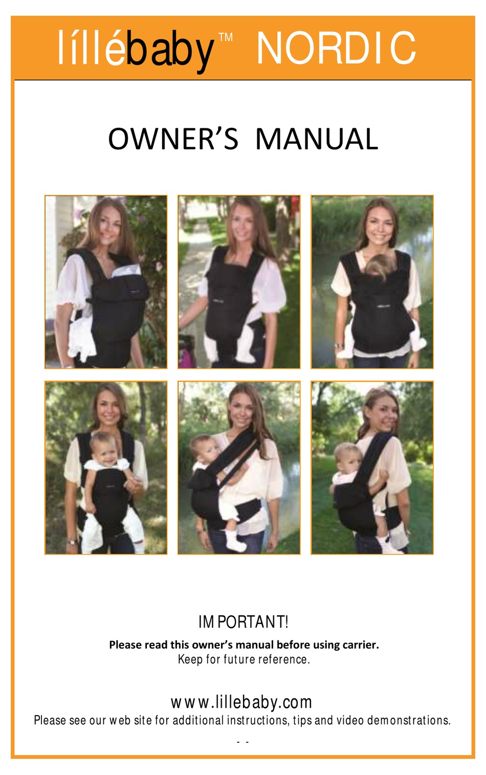 lillebaby carrier instructions