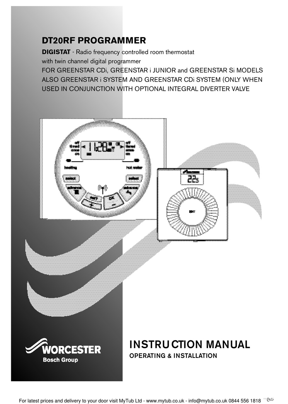 WORCESTER DIGISTAT INSTRUCTION MANUAL Pdf Download | ManualsLib
