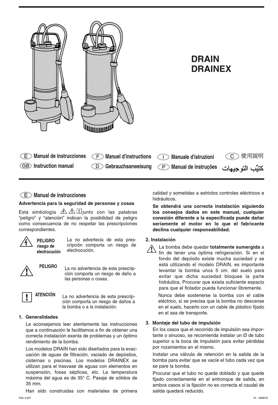 ESPA DRAIN INSTRUCTION MANUAL Pdf Download ManualsLib