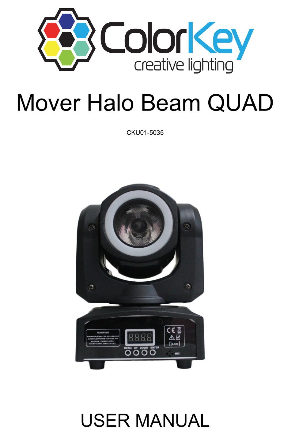 COLORKEY MOVER HALO BEAM QUAD USER MANUAL Pdf Download ManualsLib