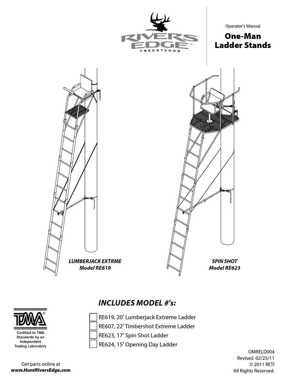 Full Body Harness (Fall Arrest System) - Rivers Edge Treestands RE619  Operator's Manual [Page 4]