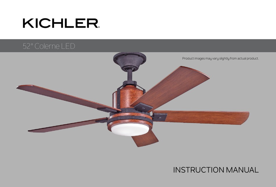 KICHLER LIGHTING 52 INCH COLERNE LED INSTRUCTION MANUAL Pdf Download