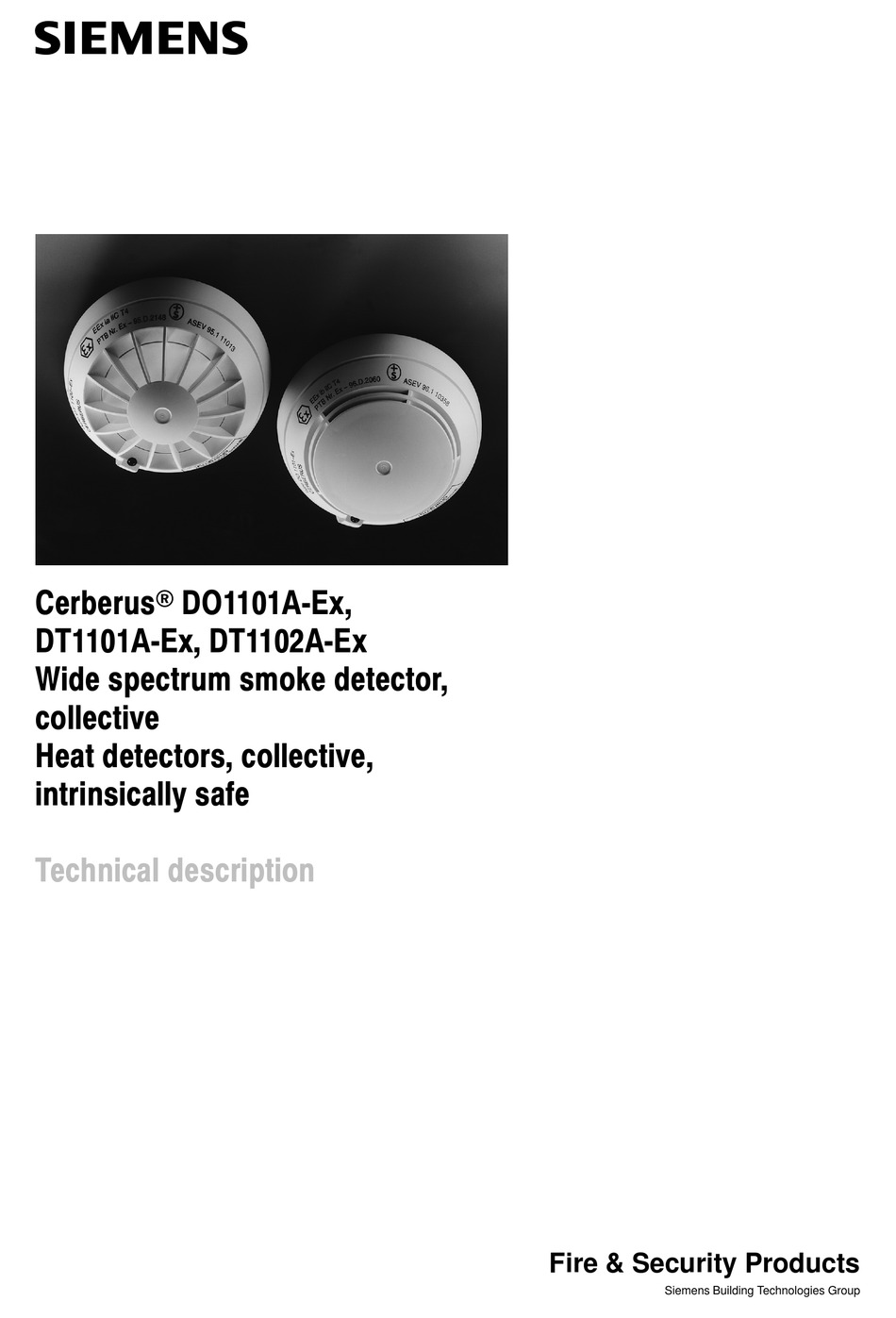 Siemens Do1101a Optical Smoke Detector 4930020001 