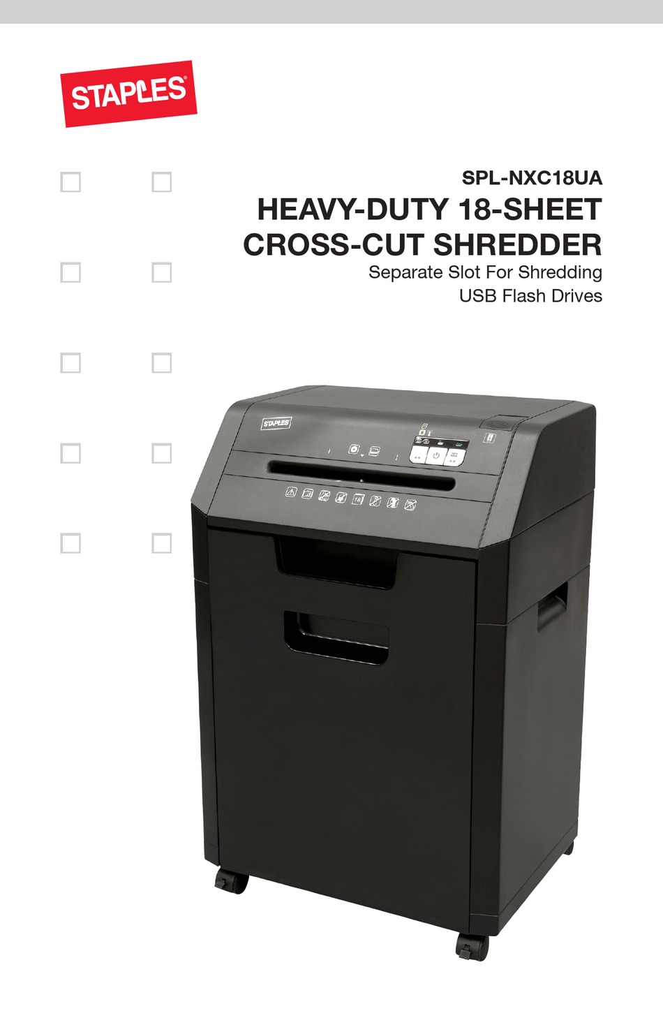 STAPLES SPLNXC18UA INSTRUCTION MANUAL Pdf Download ManualsLib