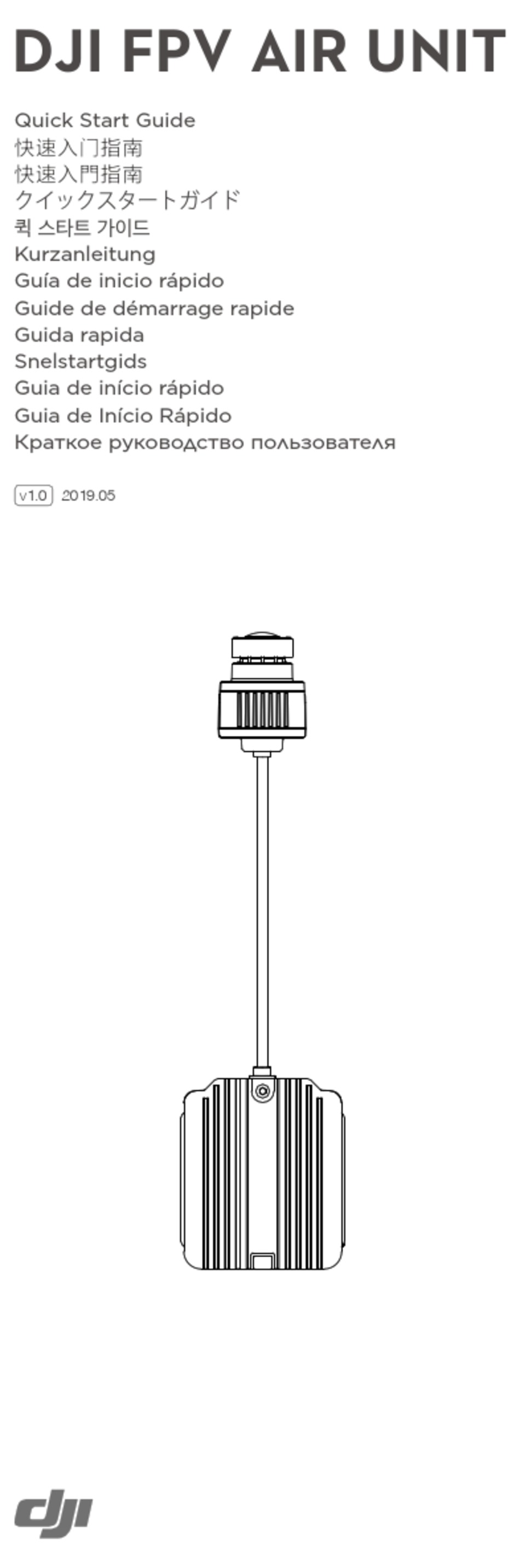 DJI FPV AIR UNIT QUICK START MANUAL Pdf Download ManualsLib