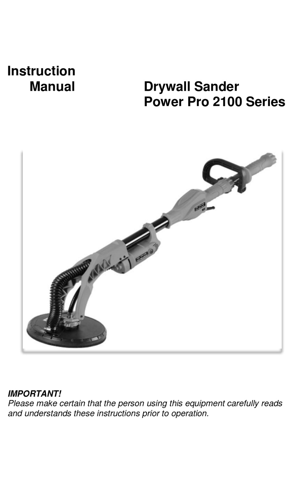 Power pro deals drywall sander