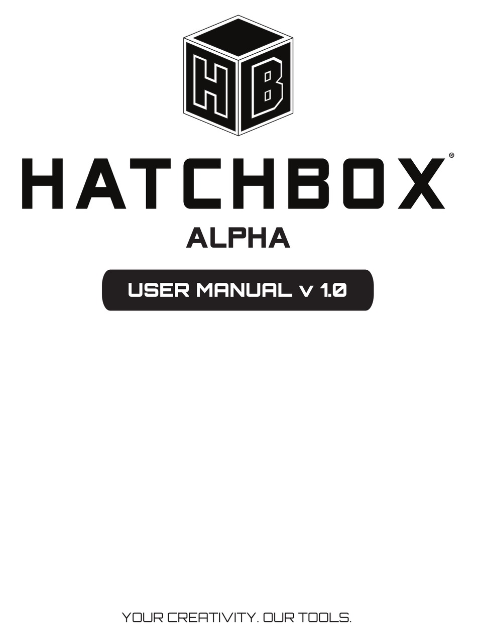 hatchbox alpha pdf