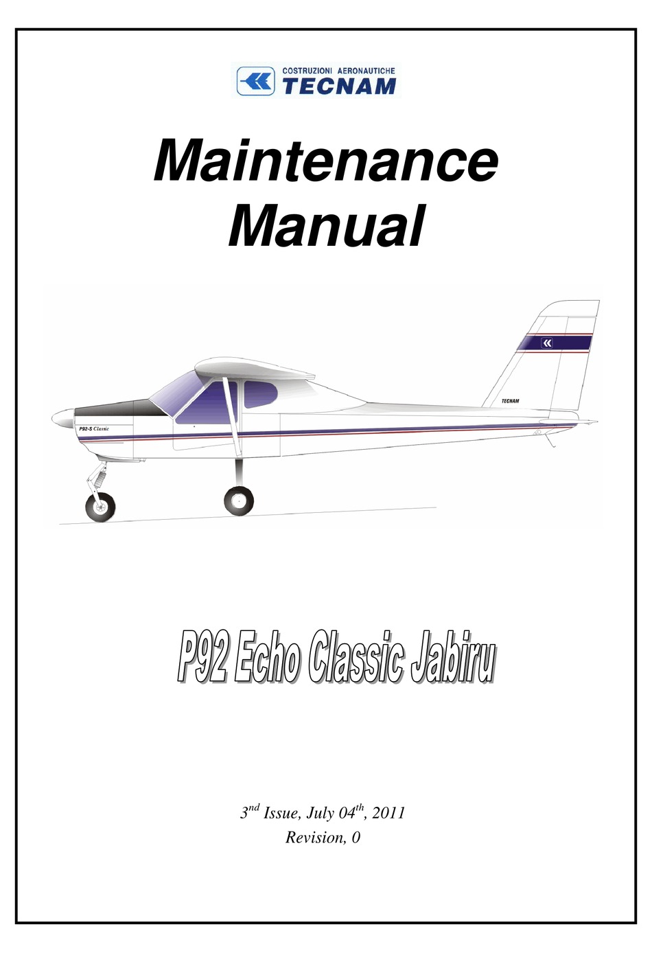 Tecnam P92 Echo Classic Jabiru Maintenance Manual Pdf Download Manualslib Tecnam P92 Echo Classic Jabiru Maintenance Manual Pdf Download Manualslib