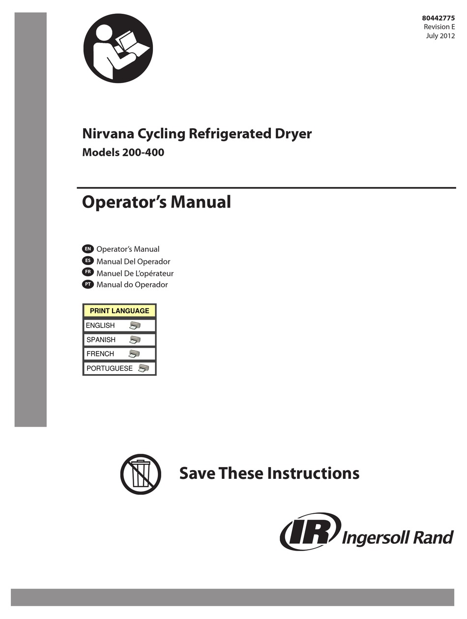 INGERSOLLRAND NVC 200 OPERATOR