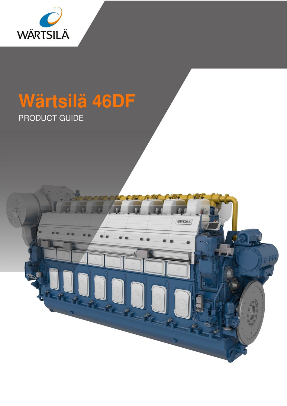 Wartsila 8l32 чертеж