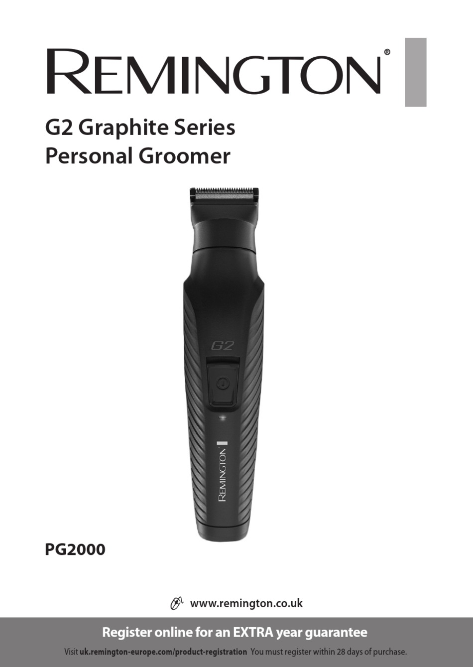 remington g5 graphite series trimmer