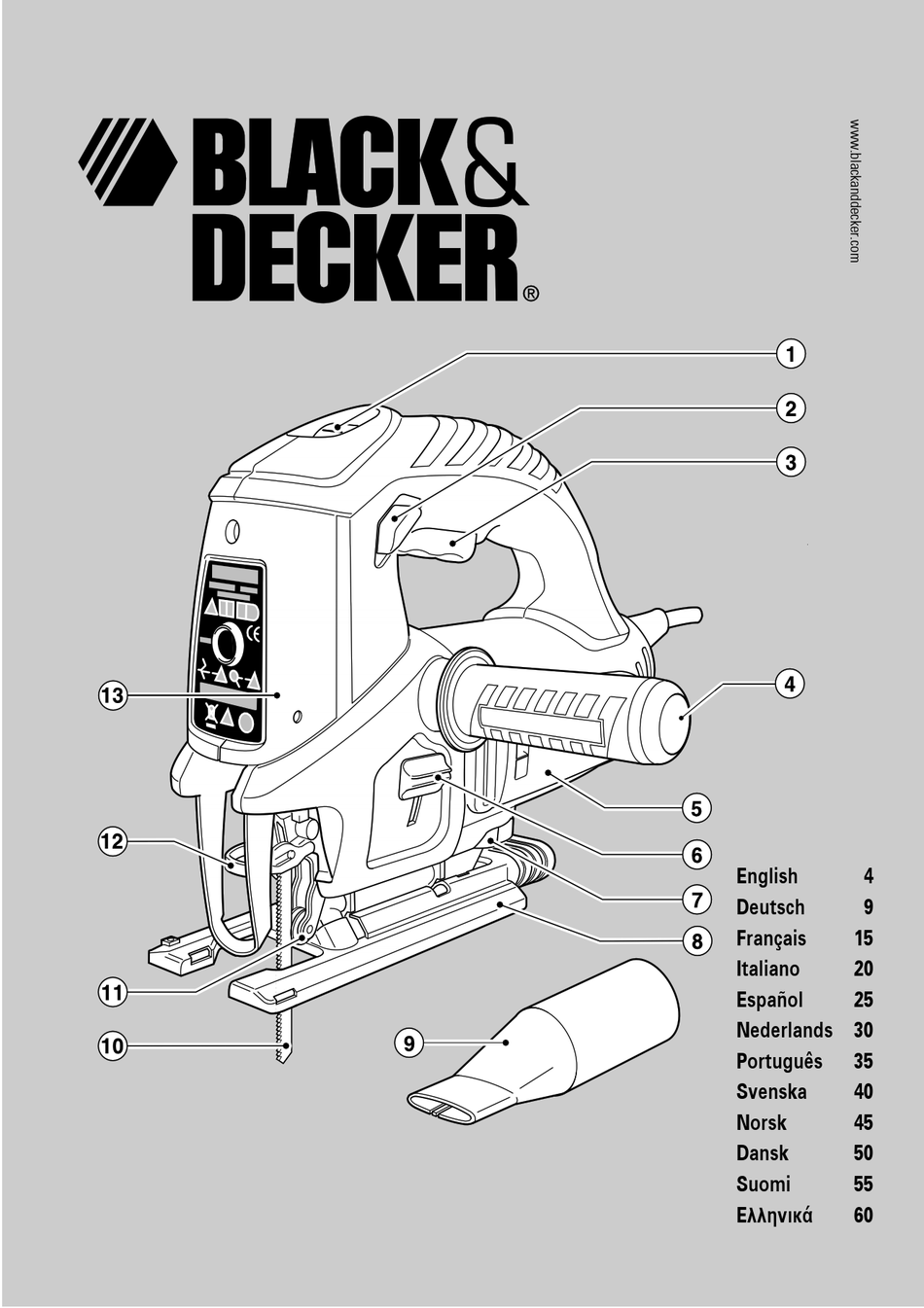 User manual Black & Decker KW900E (English - 16 pages)