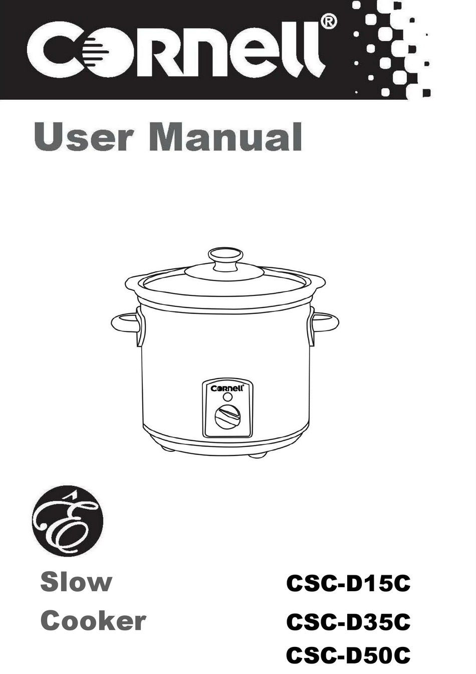 CORNELL CSC-D15C USER MANUAL Pdf Download