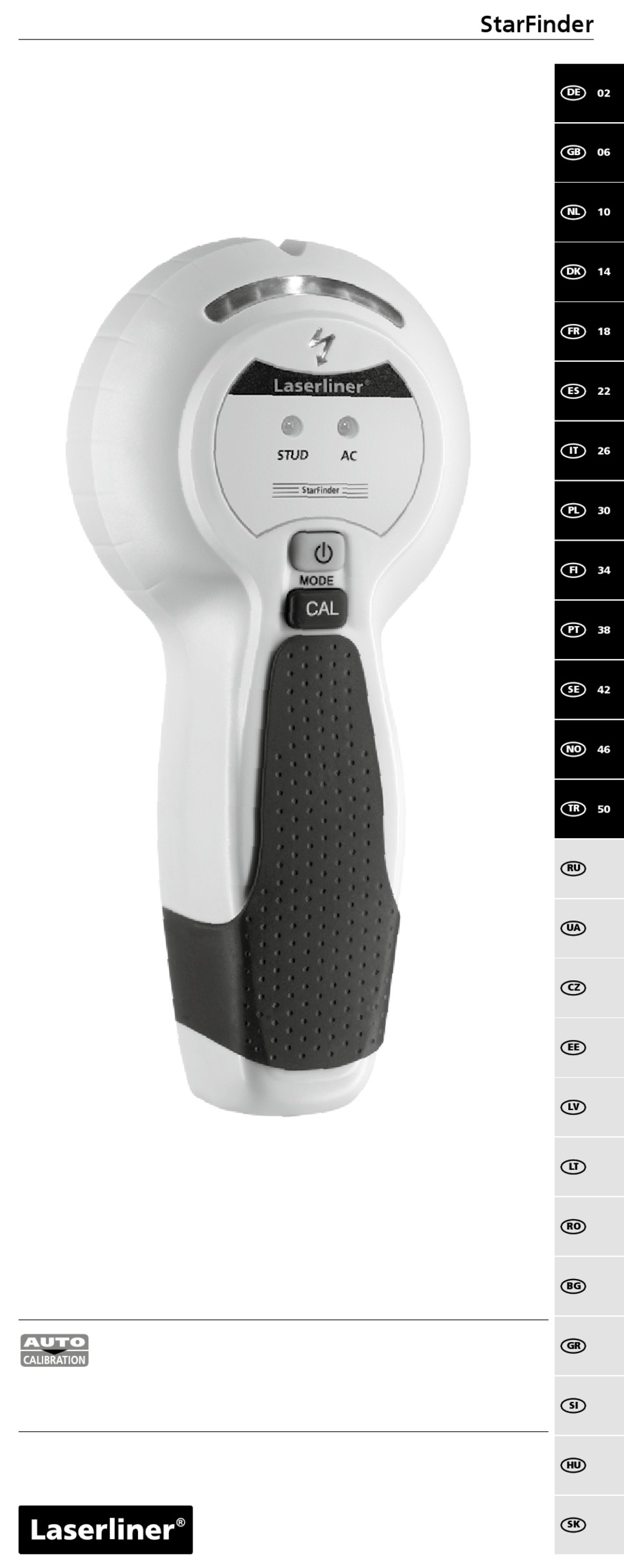 LASERLINER STARFINDER OPERATING INSTRUCTIONS MANUAL Pdf Download