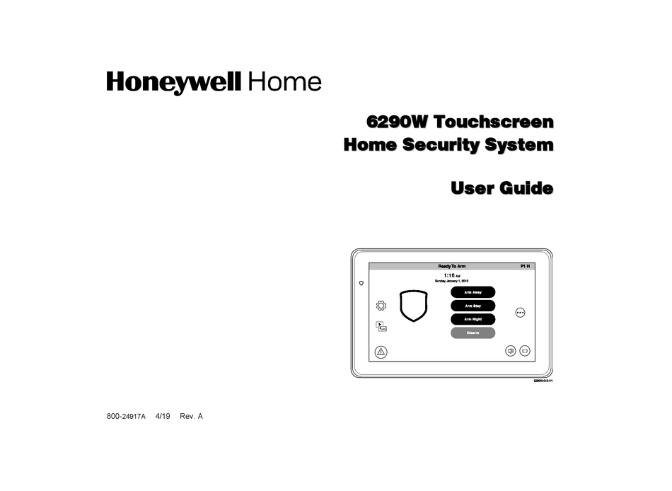 Honeywell Home 6290w User Manual Pdf Download Manualslib