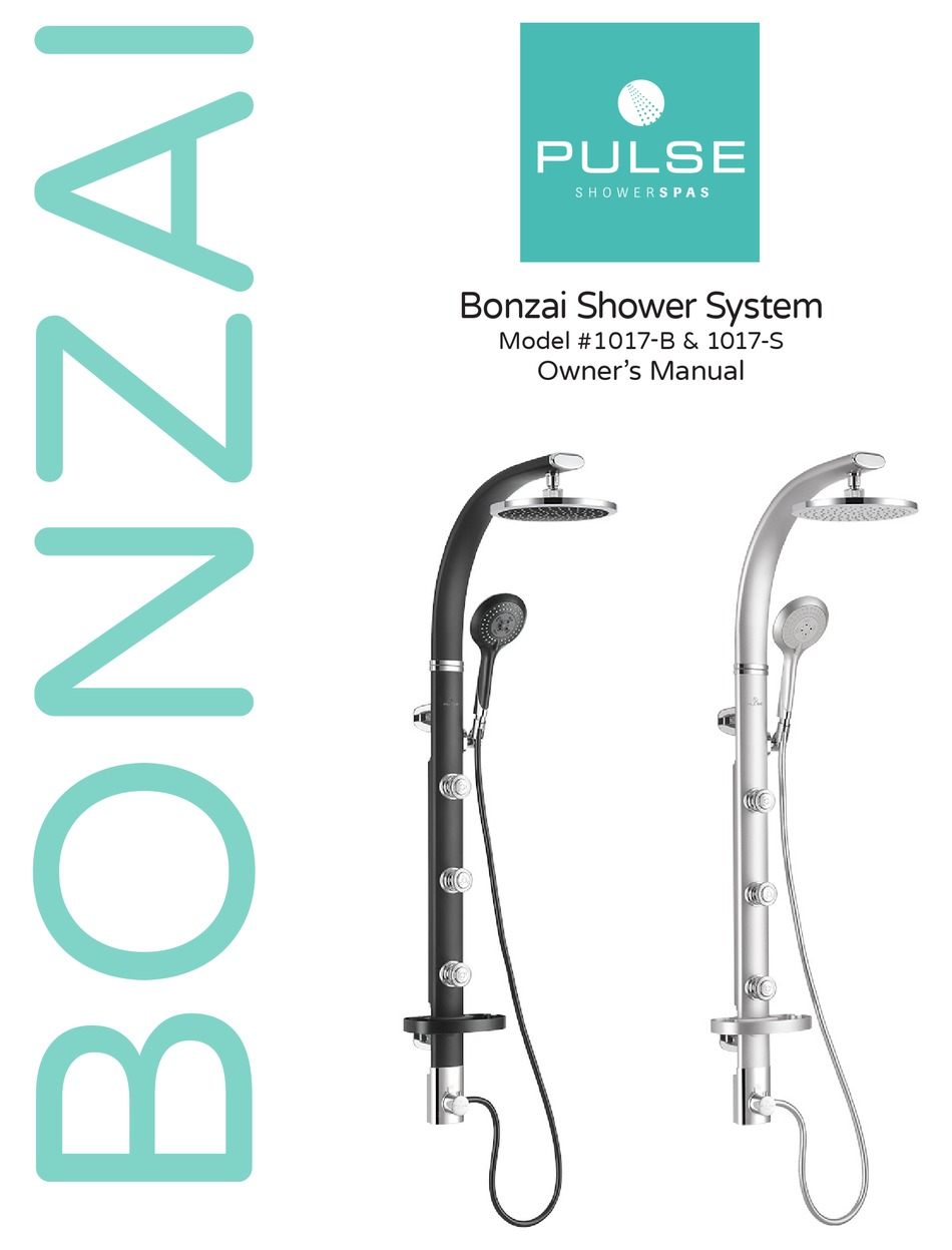 PULSE SHOWER SPAS BONZAI 1017B OWNER'S MANUAL Pdf Download ManualsLib