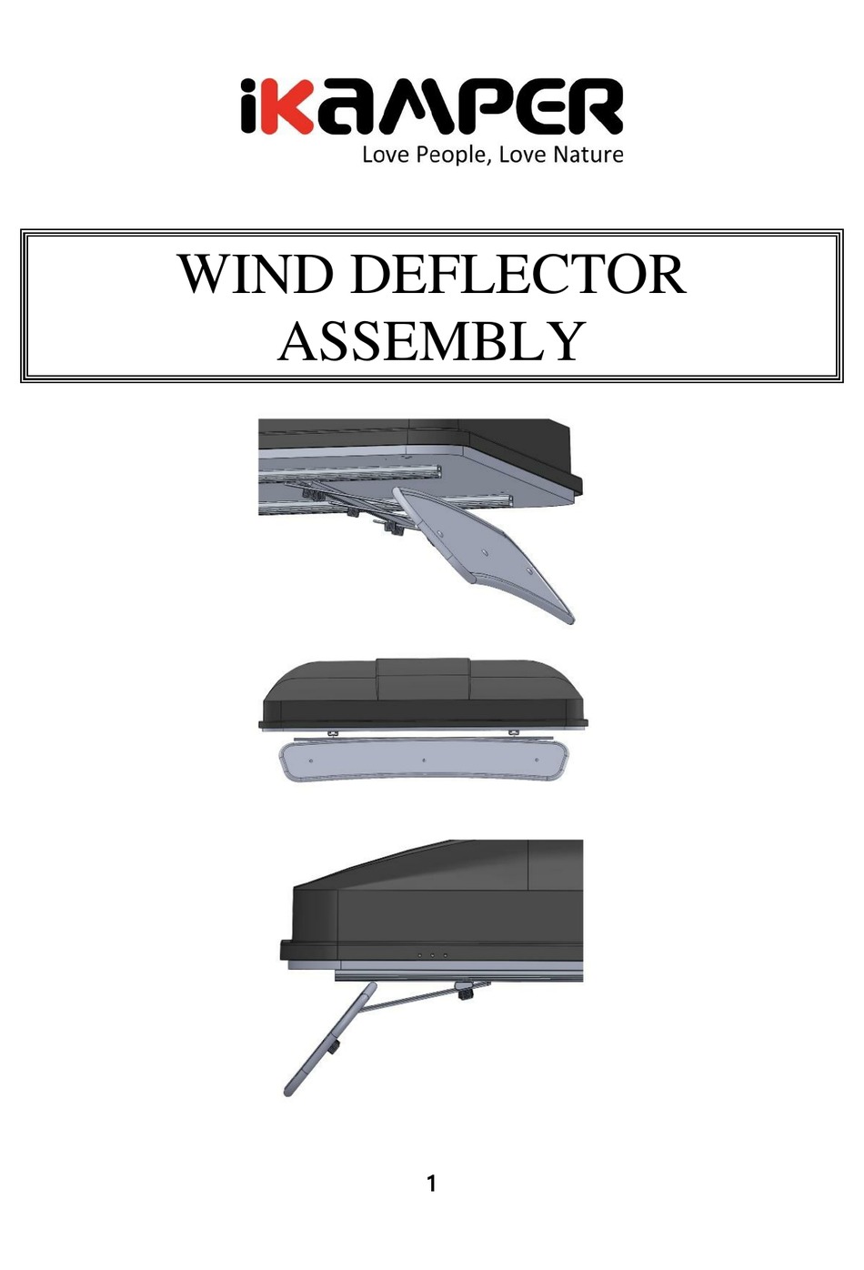 IKAMPER WIND DEFLECTOR ASSEMBLY Pdf Download ManualsLib