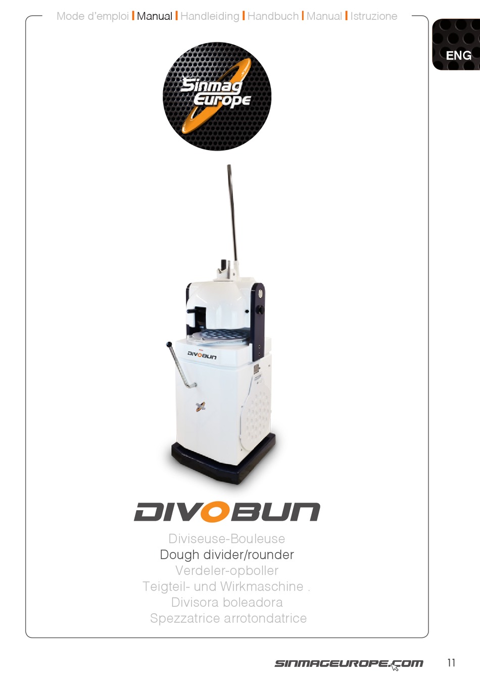 sinmag dough divider