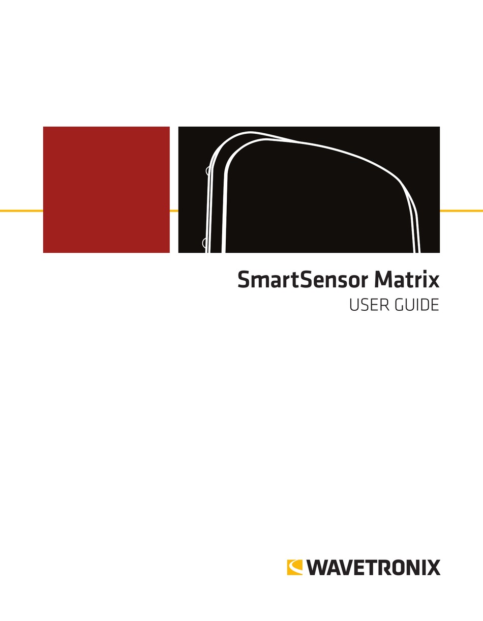 WAVETRONIX SMARTSENSOR MATRIX USER MANUAL Pdf Download ManualsLib