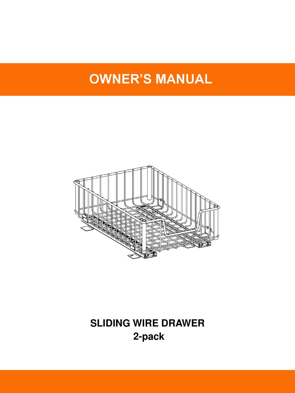 Trinity Wire Drawer w/Slide 2-pack