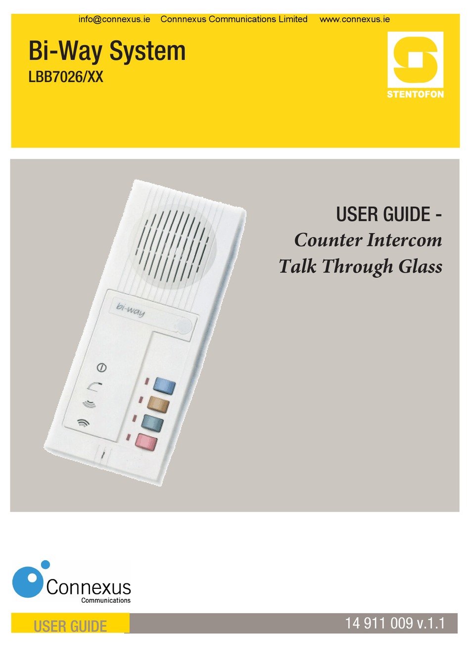 CONNEXUS LBB7026 SERIES USER MANUAL Pdf Download ManualsLib
