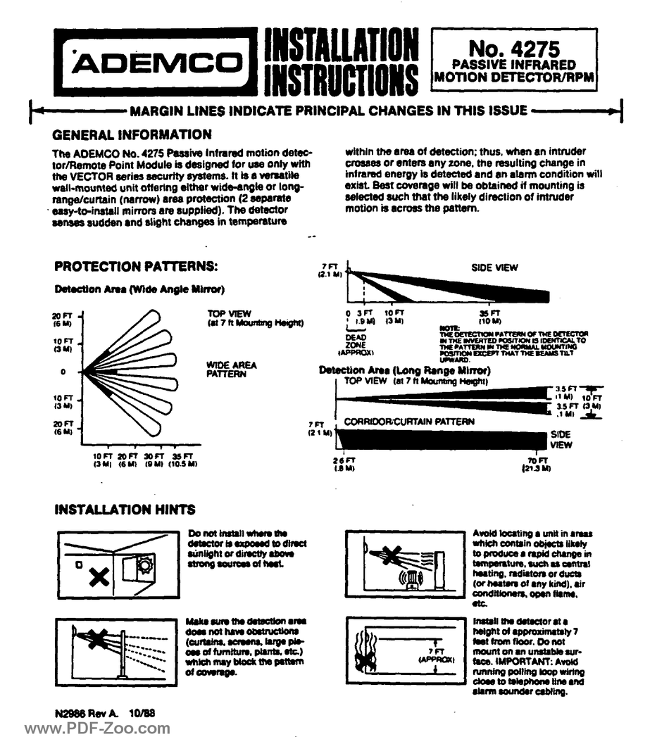 ADEMCO 4275 INSTALLATION INSTRUCTIONS MANUAL Pdf Download ManualsLib