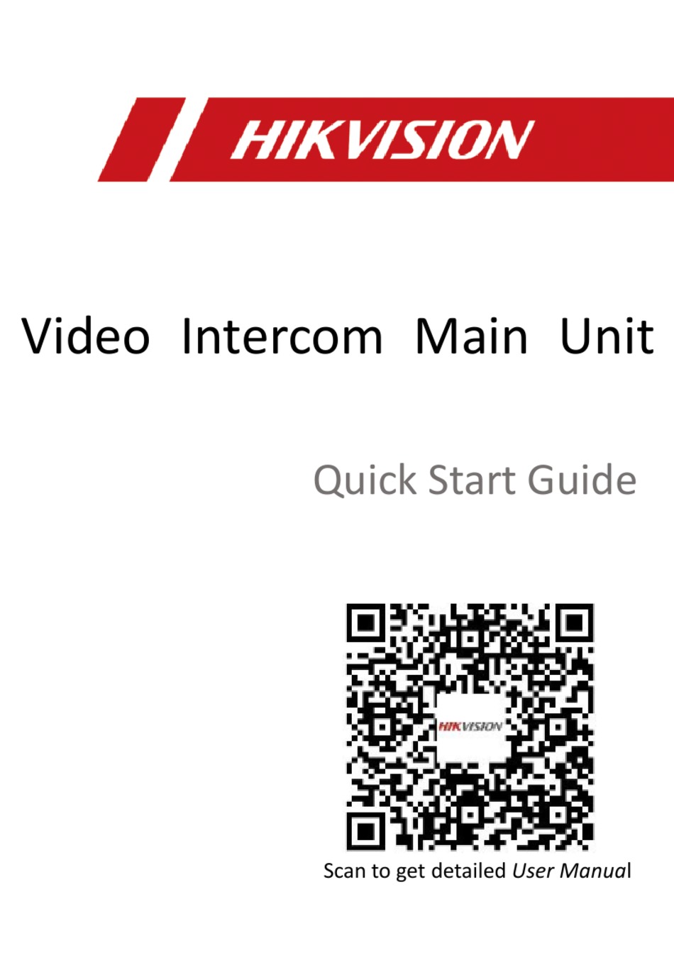 HIKVISION ADS-24S-12 1224GPCN QUICK START MANUAL Pdf Download | ManualsLib