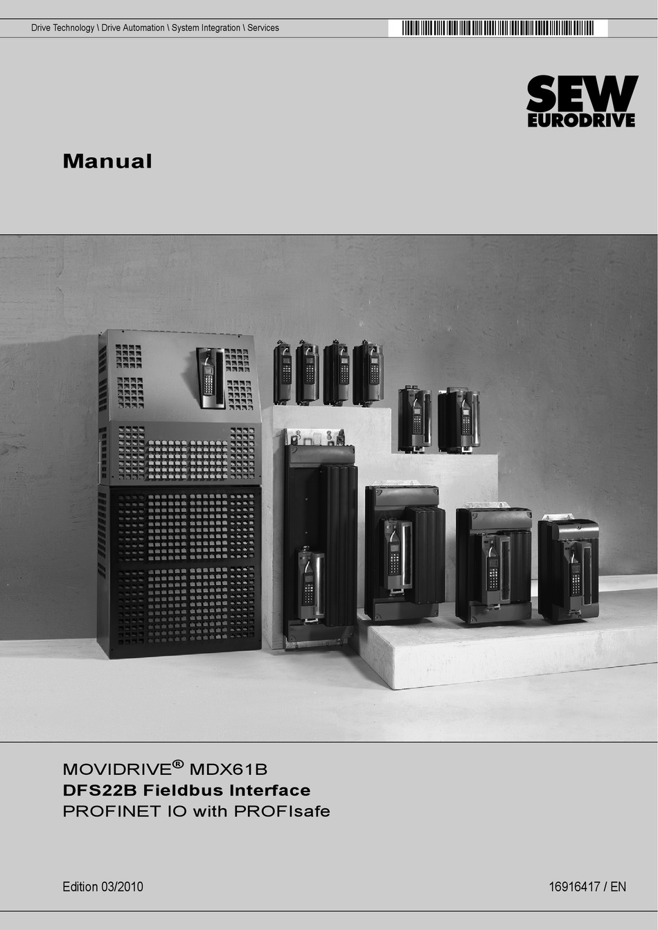 SEW-EURODRIVE MOVIDRIVE MDX61B MANUAL Pdf Download | ManualsLib