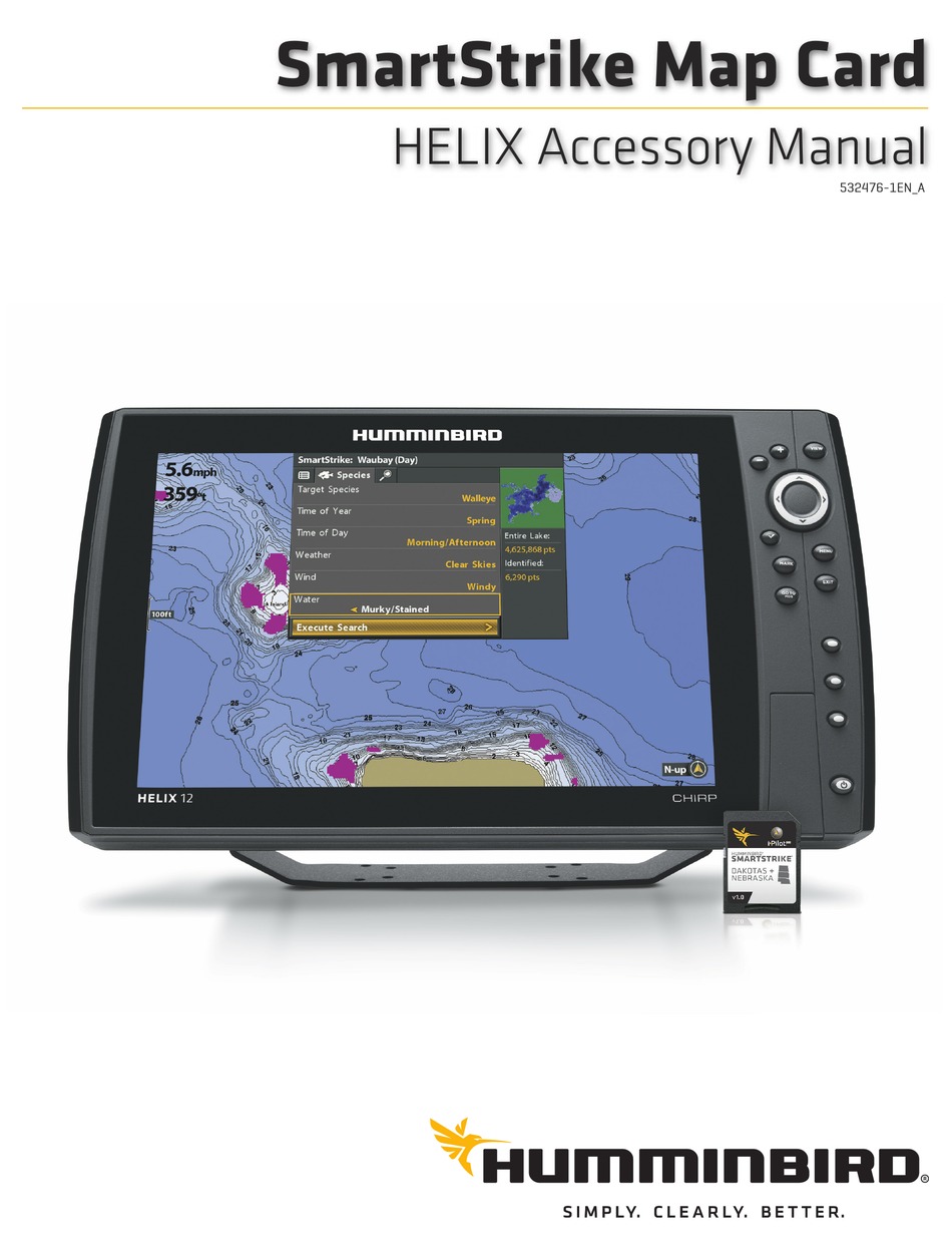 HUMMINBIRD SMARTSTRIKE MAP CARD ACCESSORY MANUAL Pdf Download ManualsLib