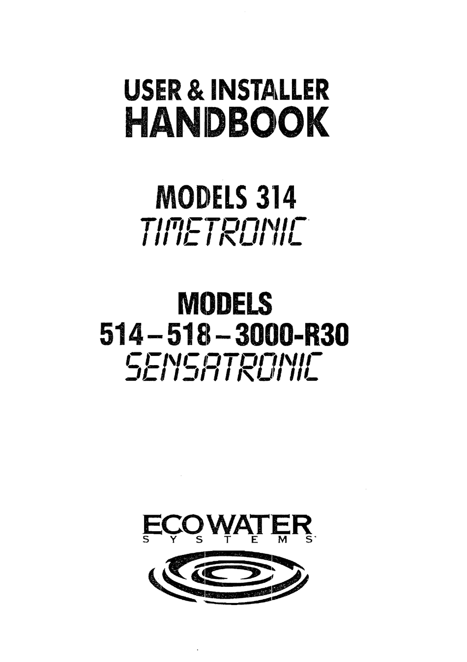ecowater systems water softener model 3000 r30 ecowater systems water softener model 3000 r30
