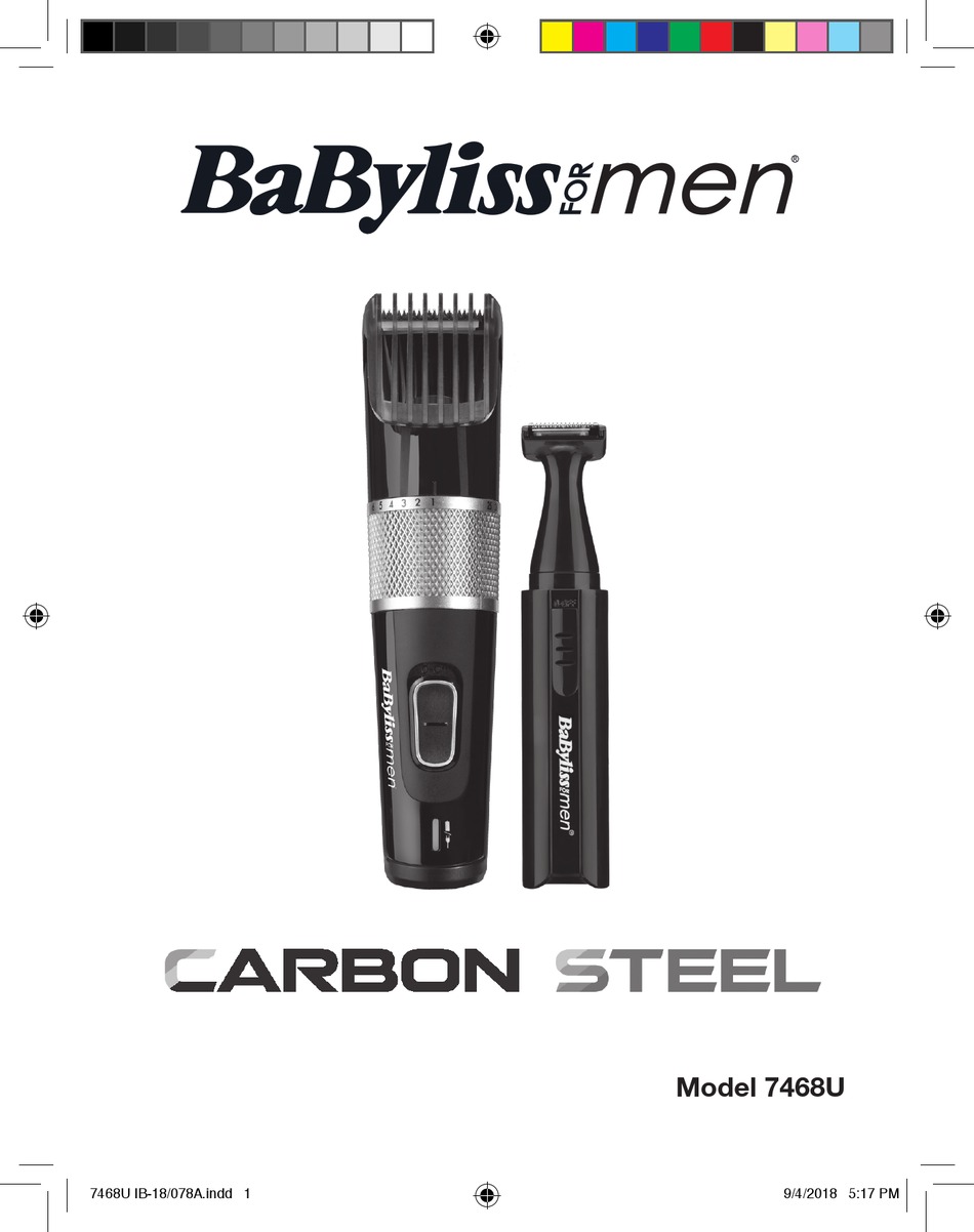 babyliss men carbon steel hair clipper