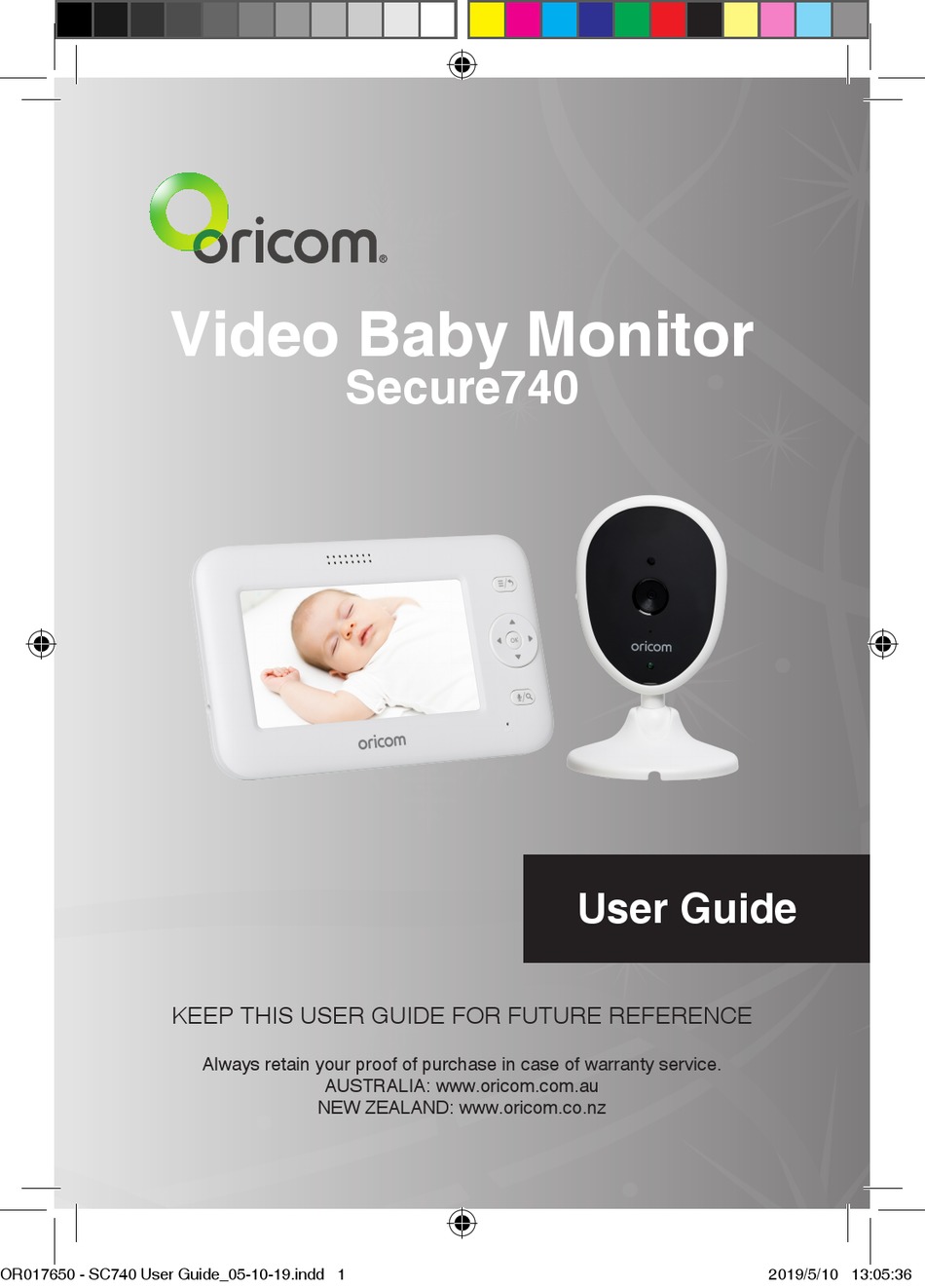 oricom sc740 video baby monitor