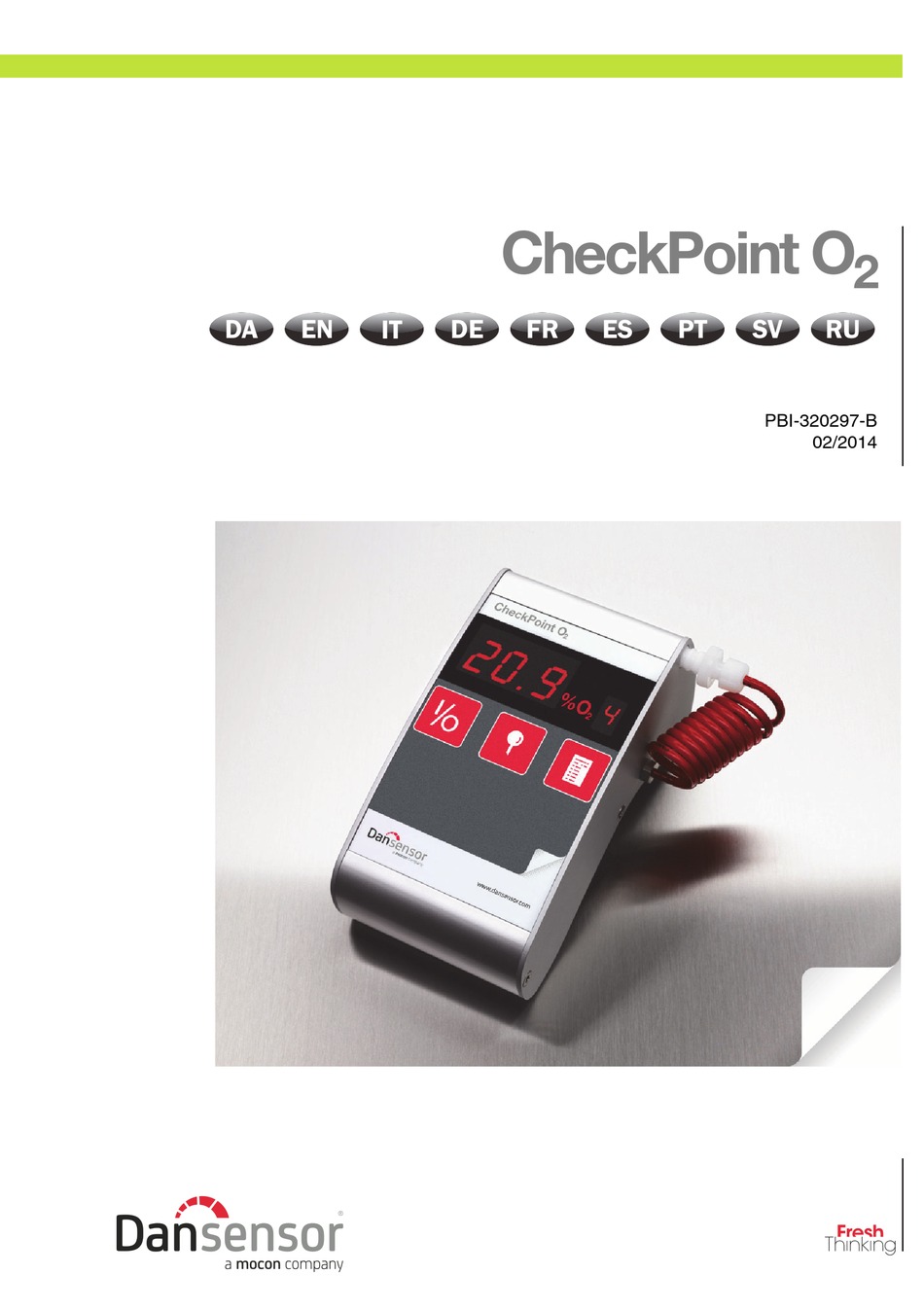 Dansensor Checkpoint O2 User Manual Pdf Download Manualslib