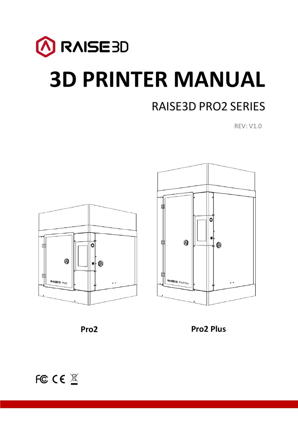 RAISE3D PRO2 MANUAL Pdf Download | ManualsLib