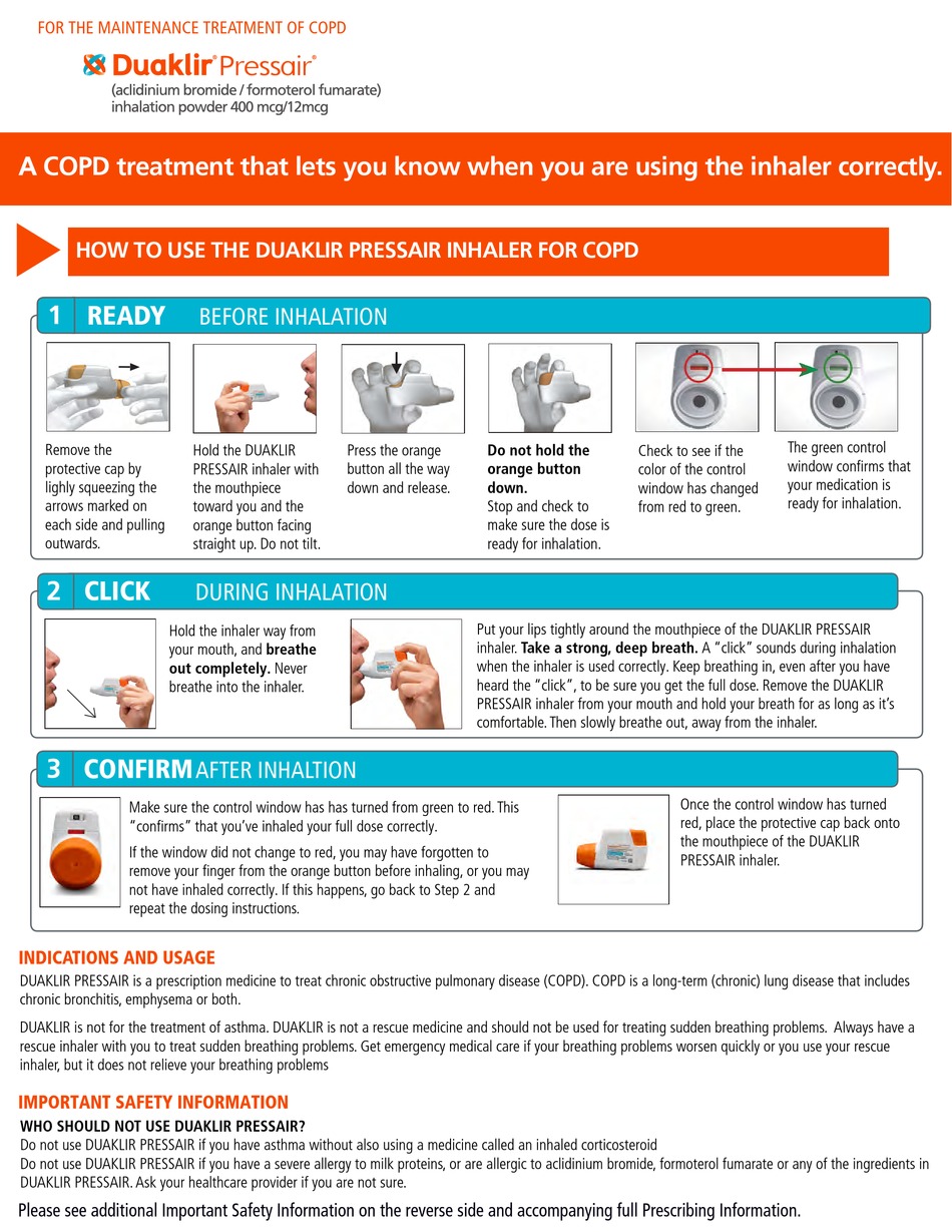 CIRCASSIA DUAKLIR PRESSAIR QUICK START MANUAL Pdf Download ManualsLib