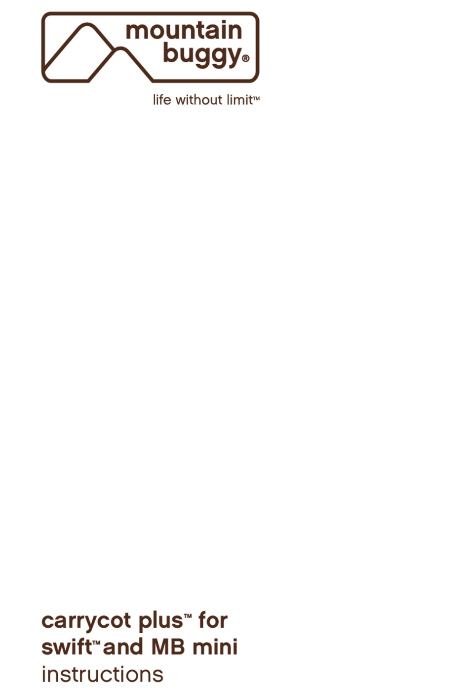 mountain buggy duet carrycot plus instructions